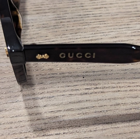 Mens Authentic GUCCI "Decor" 52mm Square Sunglasses Havana Brown - Picture 4 of 5